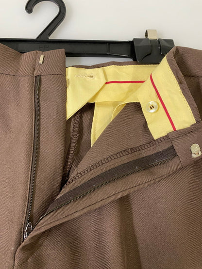 【中古品】【メンズ】 WINFIELD ウィンフィールド SLACKS PANTS USA製 ロケットタロン 60S 70S メンズ パンツ ボトムス スラックスパンツ 157-250825-em-18-min カラー：ブラウン 万代Net店