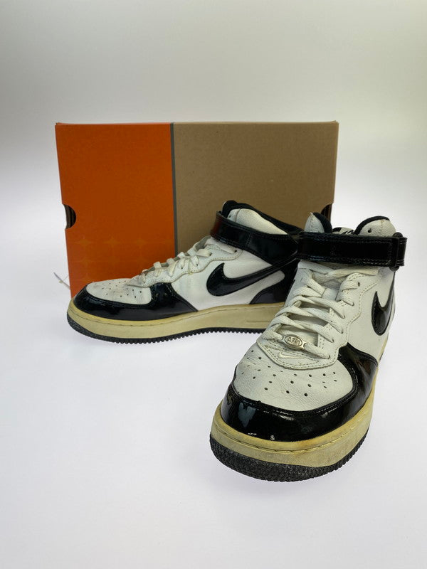 【現状渡し品】【メンズ】 NIKE ナイキ 624039-101 2001年製 AIR FORCE 1 MID B 靴 シューズ スニーカー SNEAKERS 160-250820-ks-12-min サイズ：27.5cm カラー：WHITE/BLACK 万代Net店