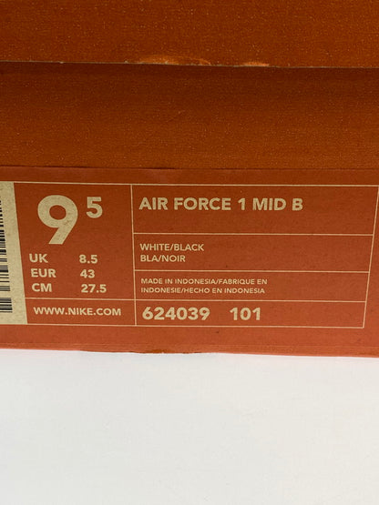 【現状渡し品】【メンズ】 NIKE ナイキ 624039-101 2001年製 AIR FORCE 1 MID B 靴 シューズ スニーカー SNEAKERS 160-250820-ks-12-min サイズ：27.5cm カラー：WHITE/BLACK 万代Net店