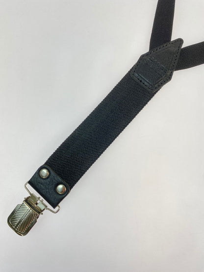 【中古美品】【メンズ】 CALEE キャリー LEATHER SUSPENDER レザー サスペンダー 服飾雑貨 アクセサリー 208-250909-kk-15-min サイズ：F カラー：ブラック 万代Net店