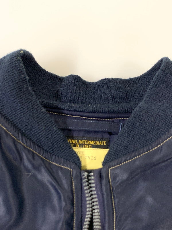 【中古品】【メンズ】 Buzz Rickson's バズリクソンズ TYPE B-15C MOSQUITO FLIGHT JACKET モスキート フライトジャケット アウター 145-250821-yn-11-min サイズ：42 カラー：ネイビー 万代Net店
