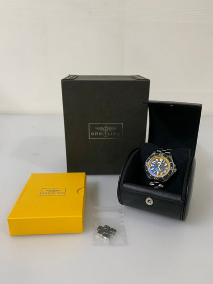 【中古品】【メンズ】 BREITLING ブライトリング SUPEROCEAN 42 A17364 スーパーオーシャン 腕時計 195-250901-yn-01-min カラー：シルバー 万代Net店