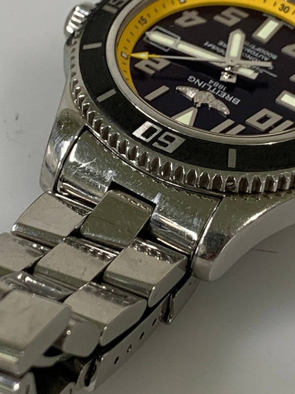 【中古品】【メンズ】 BREITLING ブライトリング SUPEROCEAN 42 A17364 スーパーオーシャン 腕時計 195-250901-yn-01-min カラー：シルバー 万代Net店