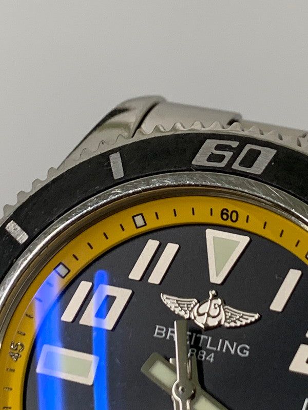 【中古品】【メンズ】 BREITLING ブライトリング SUPEROCEAN 42 A17364 スーパーオーシャン 腕時計 195-250901-yn-01-min カラー：シルバー 万代Net店