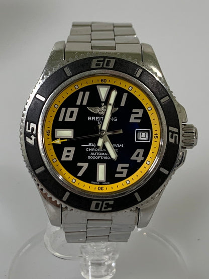 【中古品】【メンズ】 BREITLING ブライトリング SUPEROCEAN 42 A17364 スーパーオーシャン 腕時計 195-250901-yn-01-min カラー：シルバー 万代Net店