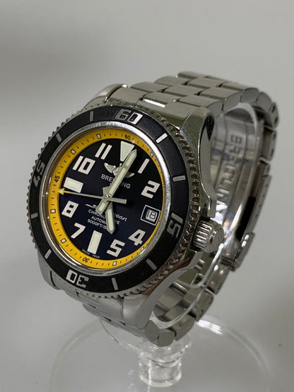 【中古品】【メンズ】 BREITLING ブライトリング SUPEROCEAN 42 A17364 スーパーオーシャン 腕時計 195-250901-yn-01-min カラー：シルバー 万代Net店