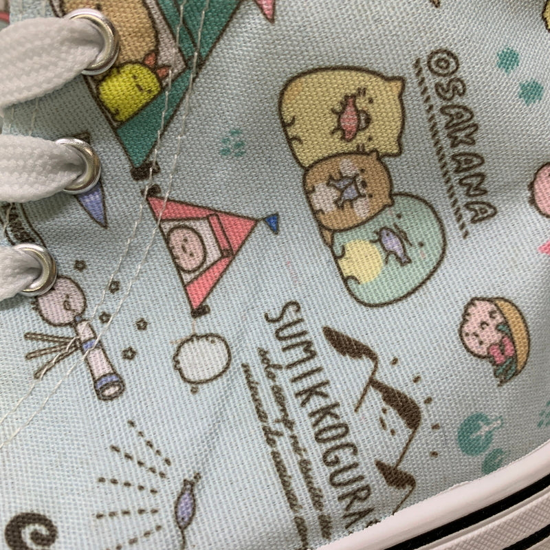 【中古美品】【キッズ】 すみっコぐらしすみっコキャンプ ハイカットスニーカー プライズ景品 おもちゃ 039-251005-kk-10-min サイズ：22cm カラー：ブルー 万代Net店