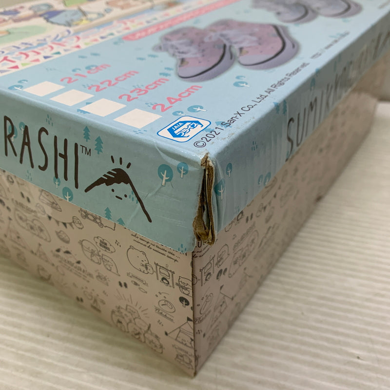 【中古美品】【キッズ】 すみっコぐらしすみっコキャンプ ハイカットスニーカー プライズ景品 おもちゃ 039-251005-kk-10-min サイズ：22cm カラー：ブルー 万代Net店