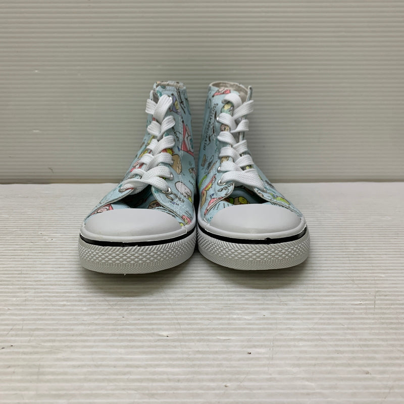 【中古美品】【キッズ】 すみっコぐらしすみっコキャンプ ハイカットスニーカー プライズ景品 おもちゃ 039-251005-kk-10-min サイズ：22cm カラー：ブルー 万代Net店