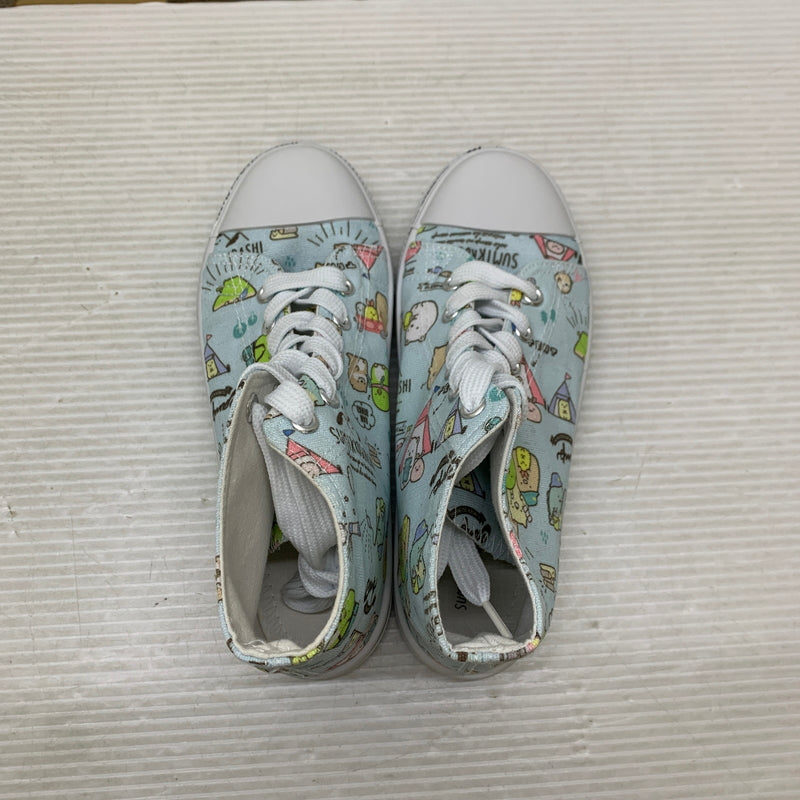 【中古美品】【キッズ】 すみっコぐらしすみっコキャンプ ハイカットスニーカー プライズ景品 おもちゃ 039-251005-kk-10-min サイズ：22cm カラー：ブルー 万代Net店