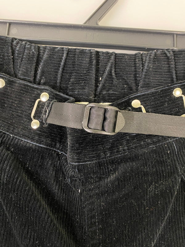 【中古品】【メンズ】 Gramicci グラミチ CHAOPANIC チャオパニック 別注 コーデュロイ ワイド タック パンツ GMP-21F1927 メンズ ボトムス 155-250825-em-13-min サイズ：S カラー：ブラック 万代Net店