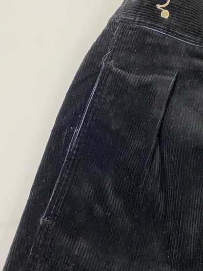 【中古品】【メンズ】 Gramicci グラミチ CHAOPANIC チャオパニック 別注 コーデュロイ ワイド タック パンツ GMP-21F1927 メンズ ボトムス 155-250825-em-13-min サイズ：S カラー：ブラック 万代Net店