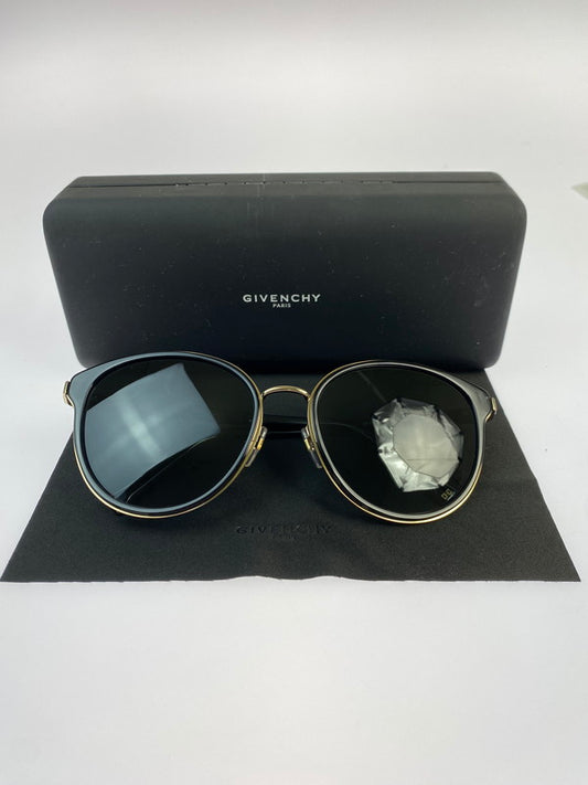 【中古品】【レディース】 GIVENCHY ジバンシィ GV 7161 Ｇ Ｓ WOMEN SUNGLASSES サングラス 203-250821-ks-22-min サイズ：57□19‐145 カラー：ブラック/ゴールド 万代Net店
