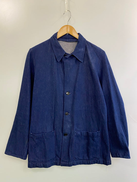 【中古品】【メンズ】 USED DENIM WORK JACKET デニムワークジャケット 146-250827-AS-30-min カラー：インディゴ 万代Net店