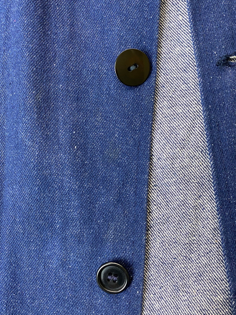 【中古品】【メンズ】 USED DENIM WORK JACKET デニムワークジャケット 146-250827-AS-30-min カラー：インディゴ 万代Net店