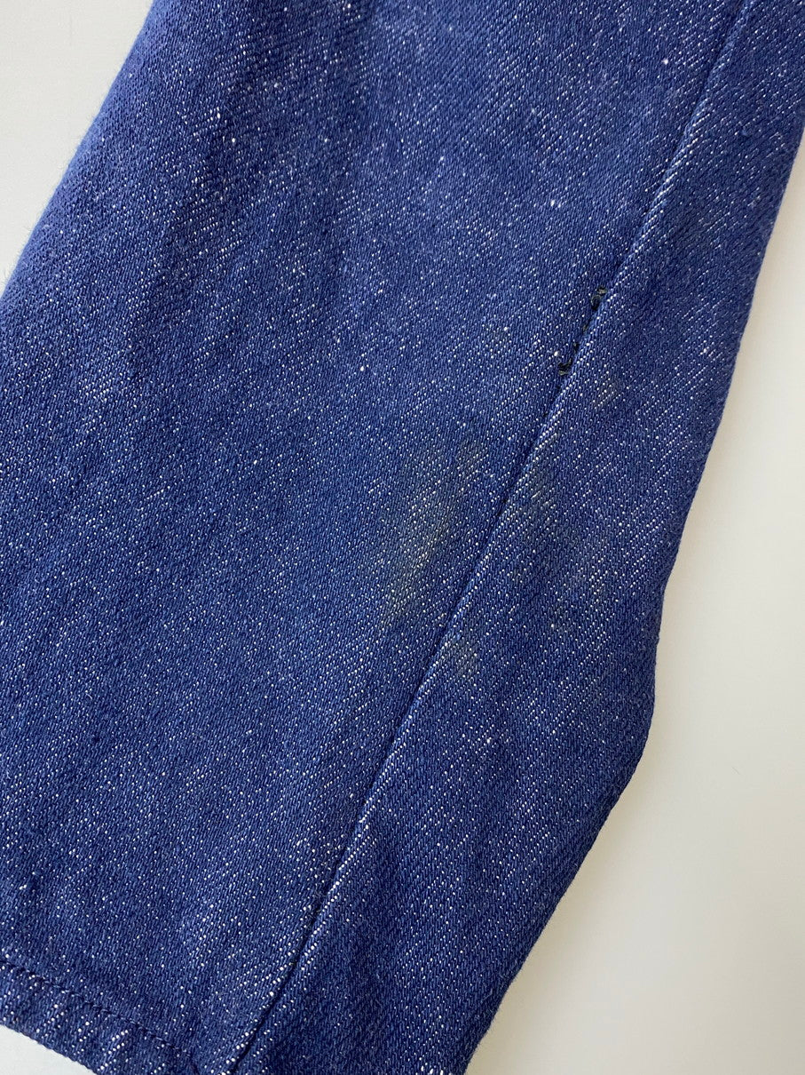 【中古品】【メンズ】 USED DENIM WORK JACKET デニムワークジャケット 146-250827-AS-30-min カラー：インディゴ 万代Net店
