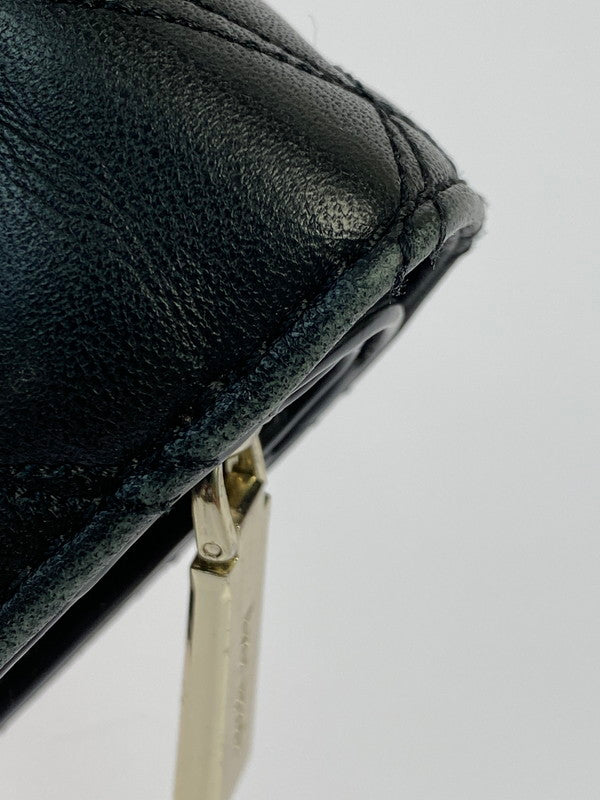 【中古品】【メンズ/レディース】 Kate Spade ケイトスペード KG424 V9M MEDIUM COMPARTMENT BIFOLD WALLET 財布 200-250821-ks-15-min カラー：ブラック 万代Net店