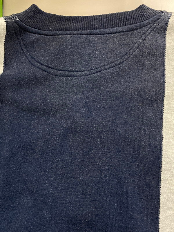 【中古品】【メンズ】 MIDLAND SPORT ミッドランドスポーツ DOCKING CREW SWEAT SHIRT 90S クルー スウェット シャツ トレーナー ジャージ メンズ トップス 146-250822-em-09-min サイズ：XL カラー：グレー/ネイビー 万代Net店