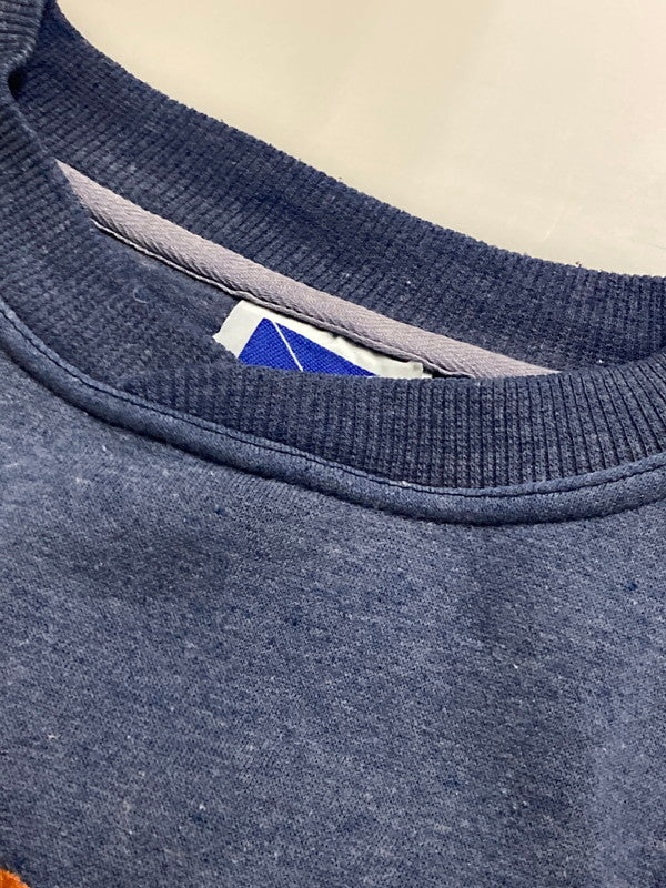【中古品】【メンズ】 MIDLAND SPORT ミッドランドスポーツ DOCKING CREW SWEAT SHIRT 90S クルー スウェット シャツ トレーナー ジャージ メンズ トップス 146-250822-em-09-min サイズ：XL カラー：グレー/ネイビー 万代Net店