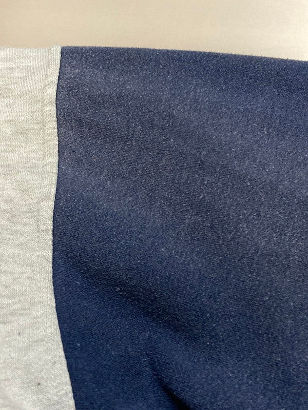 【中古品】【メンズ】 MIDLAND SPORT ミッドランドスポーツ DOCKING CREW SWEAT SHIRT 90S クルー スウェット シャツ トレーナー ジャージ メンズ トップス 146-250822-em-09-min サイズ：XL カラー：グレー/ネイビー 万代Net店