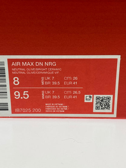 【中古美品】【メンズ】 NIKE ナイキ IB7025-200 AIR MAX DN NRG 靴 シューズ スニーカー SNEAKERS 160-250820-ks-05-min サイズ：26cm カラー：NATURAL OLIVE/BRIGHT OERAMIC 万代Net店