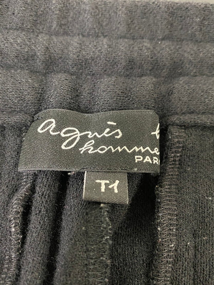 【中古品】【メンズ】 AGNES B. HOMME アニエスベーオム WOOL PANTS 480JBF2 ウール パンツ メンズ ボトムス 152-250825-em-10-min サイズ：T1 カラー：ブラック 万代Net店