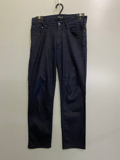 【中古品】【メンズ】 AGNES B. HOMME アニエスベーオム COLLAR PANTS カラー パンツ メンズ ボトムス ストレッチ 152-250825-em-09-min サイズ：36 カラー：ネイビー 万代Net店