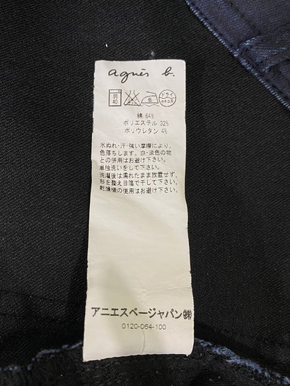 【中古品】【メンズ】 AGNES B. HOMME アニエスベーオム COLLAR PANTS カラー パンツ メンズ ボトムス ストレッチ 152-250825-em-09-min サイズ：36 カラー：ネイビー 万代Net店