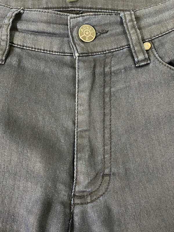 【中古品】【メンズ】 AGNES B. HOMME アニエスベーオム COLLAR PANTS カラー パンツ メンズ ボトムス ストレッチ 152-250825-em-09-min サイズ：36 カラー：ネイビー 万代Net店