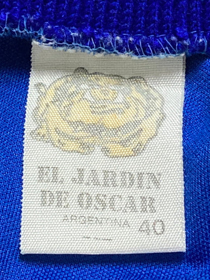 【中古品】【メンズ】 USED ユーズド FAN BOOTLEG SHIRT EL JARDIN DE OSCAR ユニホーム トップス Ｔシャツ メンズ サッカー スポーツ 146-250822-em-03-min サイズ：40 カラー：ブルー/イエロー 万代Net店