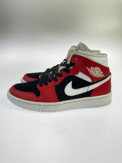 【中古品】【レディース】 NIKE ナイキ BQ6472-601 WOMEN’S AIR JORDAN 1 MID 靴 シューズ スニーカー SNEAKERS 160-250820-ks-01-min サイズ：24.5cm カラー：GYM RED/WHITE‐BLACK 万代Net店