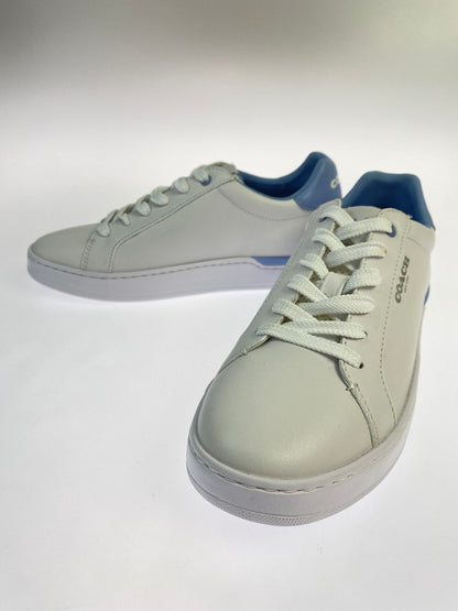 【中古品】【レディース】 COACH コーチ SNEAKERS クリップ ロー トップ スニーカー 靴 183-250823-yn-21-min サイズ：US 8B カラー：ホワイト 万代Net店