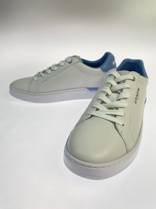 【中古品】【レディース】 COACH コーチ SNEAKERS クリップ ロー トップ スニーカー 靴 183-250823-yn-21-min サイズ：US 8B カラー：ホワイト 万代Net店