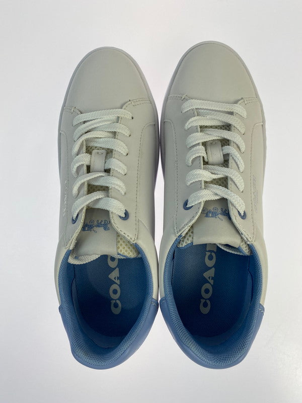 【中古品】【レディース】 COACH コーチ SNEAKERS クリップ ロー トップ スニーカー 靴 183-250823-yn-21-min サイズ：US 8B カラー：ホワイト 万代Net店