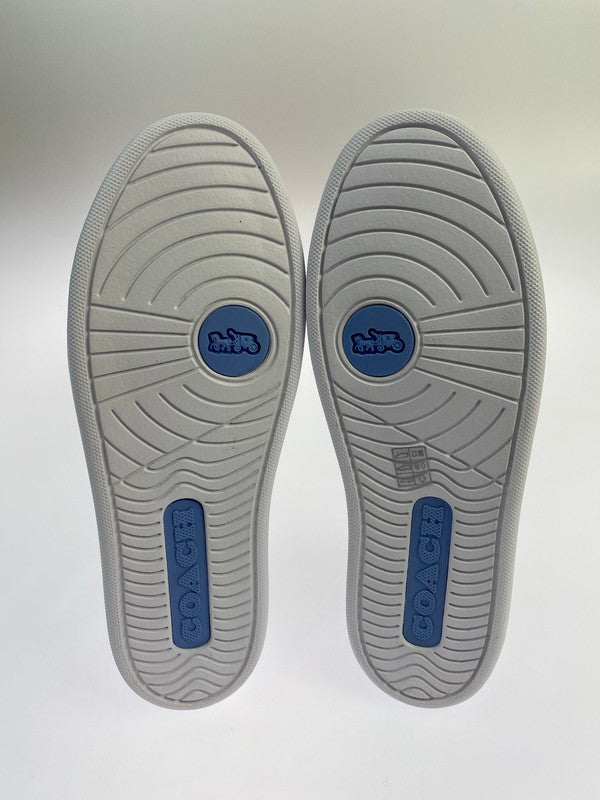 【中古品】【レディース】 COACH コーチ SNEAKERS クリップ ロー トップ スニーカー 靴 183-250823-yn-21-min サイズ：US 8B カラー：ホワイト 万代Net店