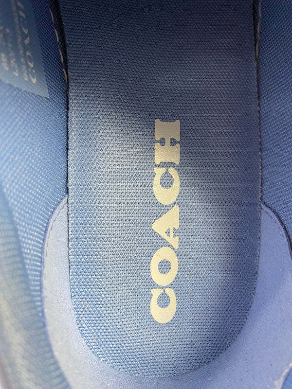 【中古品】【レディース】 COACH コーチ SNEAKERS クリップ ロー トップ スニーカー 靴 183-250823-yn-21-min サイズ：US 8B カラー：ホワイト 万代Net店