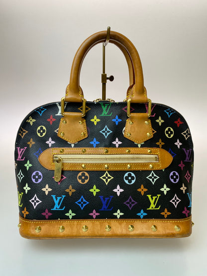 【中古品】【メンズ/レディース】 LOUIS VUITTON ルイ・ヴィトン アルマ ハンドバッグ バッグ PVCコーティングキャンバス レザー モノグラム・マルチカラー M92646 179-250822-em-30-min カラー：ブラック系（モノグラムマルチカラー） 万代Net店
