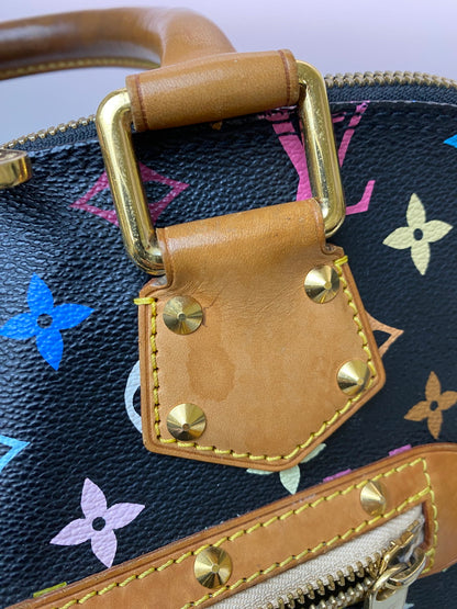 【中古品】【メンズ/レディース】 LOUIS VUITTON ルイ・ヴィトン アルマ ハンドバッグ バッグ PVCコーティングキャンバス レザー モノグラム・マルチカラー M92646 179-250822-em-30-min カラー：ブラック系（モノグラムマルチカラー） 万代Net店