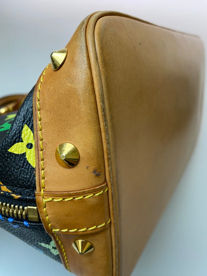 【中古品】【メンズ/レディース】 LOUIS VUITTON ルイ・ヴィトン アルマ ハンドバッグ バッグ PVCコーティングキャンバス レザー モノグラム・マルチカラー M92646 179-250822-em-30-min カラー：ブラック系（モノグラムマルチカラー） 万代Net店