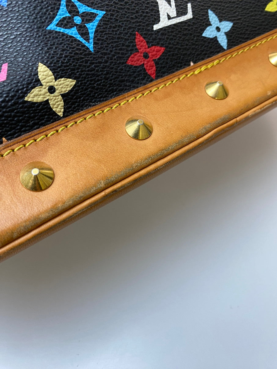 【中古品】【メンズ/レディース】 LOUIS VUITTON ルイ・ヴィトン アルマ ハンドバッグ バッグ PVCコーティングキャンバス レザー モノグラム・マルチカラー M92646 179-250822-em-30-min カラー：ブラック系（モノグラムマルチカラー） 万代Net店