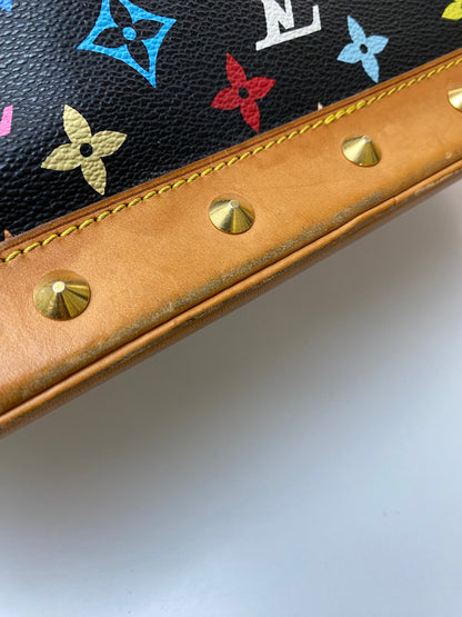 【中古品】【メンズ/レディース】 LOUIS VUITTON ルイ・ヴィトン アルマ ハンドバッグ バッグ PVCコーティングキャンバス レザー モノグラム・マルチカラー M92646 179-250822-em-30-min カラー：ブラック系（モノグラムマルチカラー） 万代Net店