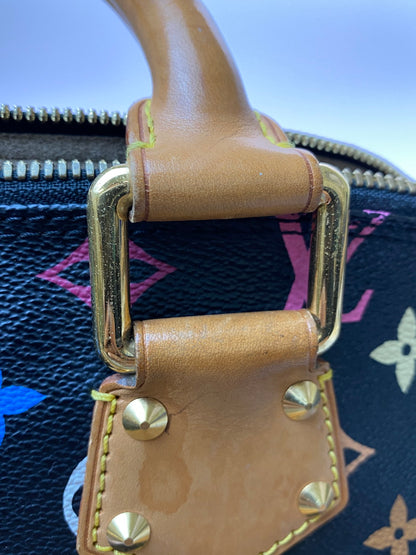 【中古品】【メンズ/レディース】 LOUIS VUITTON ルイ・ヴィトン アルマ ハンドバッグ バッグ PVCコーティングキャンバス レザー モノグラム・マルチカラー M92646 179-250822-em-30-min カラー：ブラック系（モノグラムマルチカラー） 万代Net店