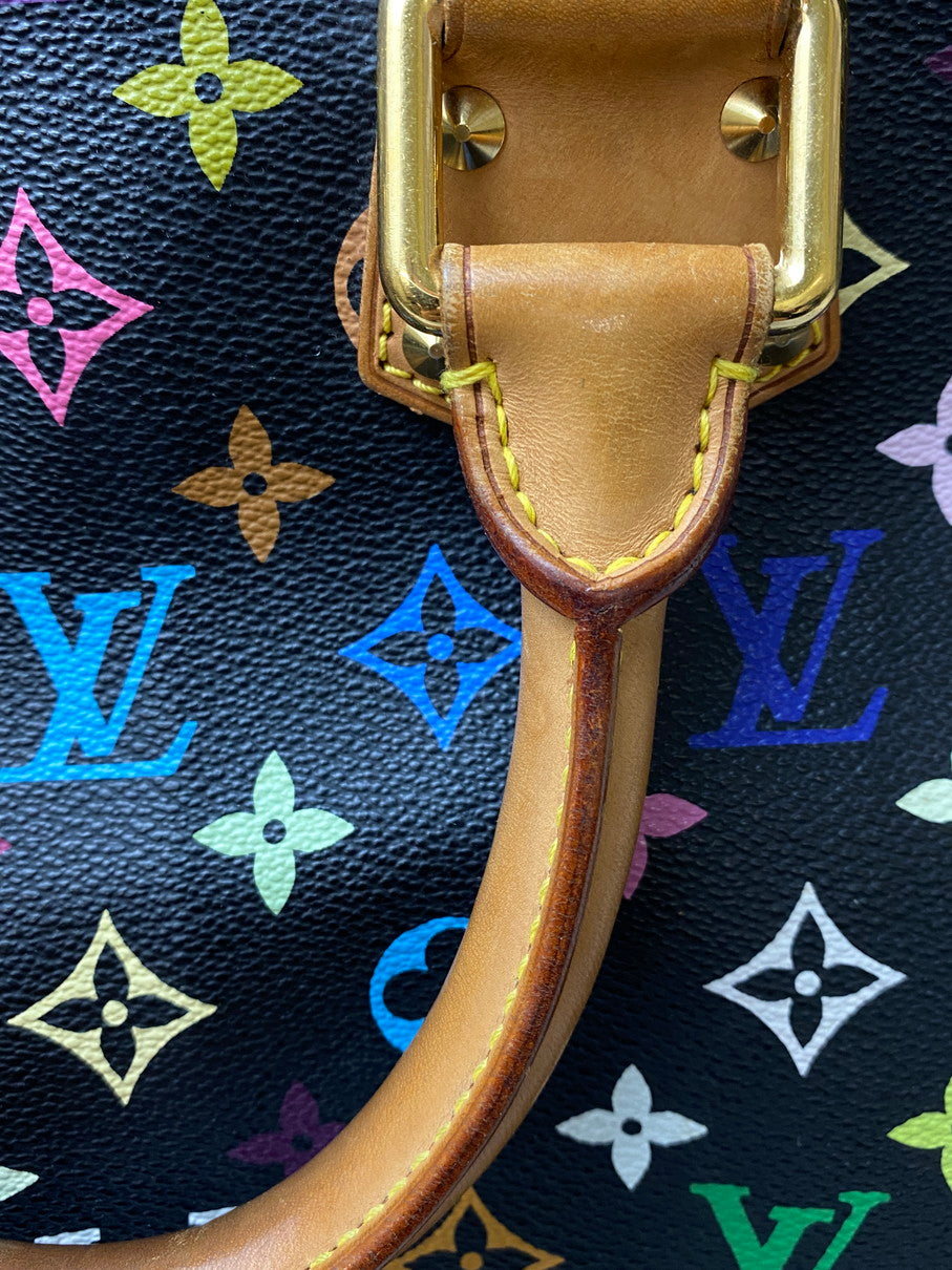 【中古品】【メンズ/レディース】 LOUIS VUITTON ルイ・ヴィトン アルマ ハンドバッグ バッグ PVCコーティングキャンバス レザー モノグラム・マルチカラー M92646 179-250822-em-30-min カラー：ブラック系（モノグラムマルチカラー） 万代Net店