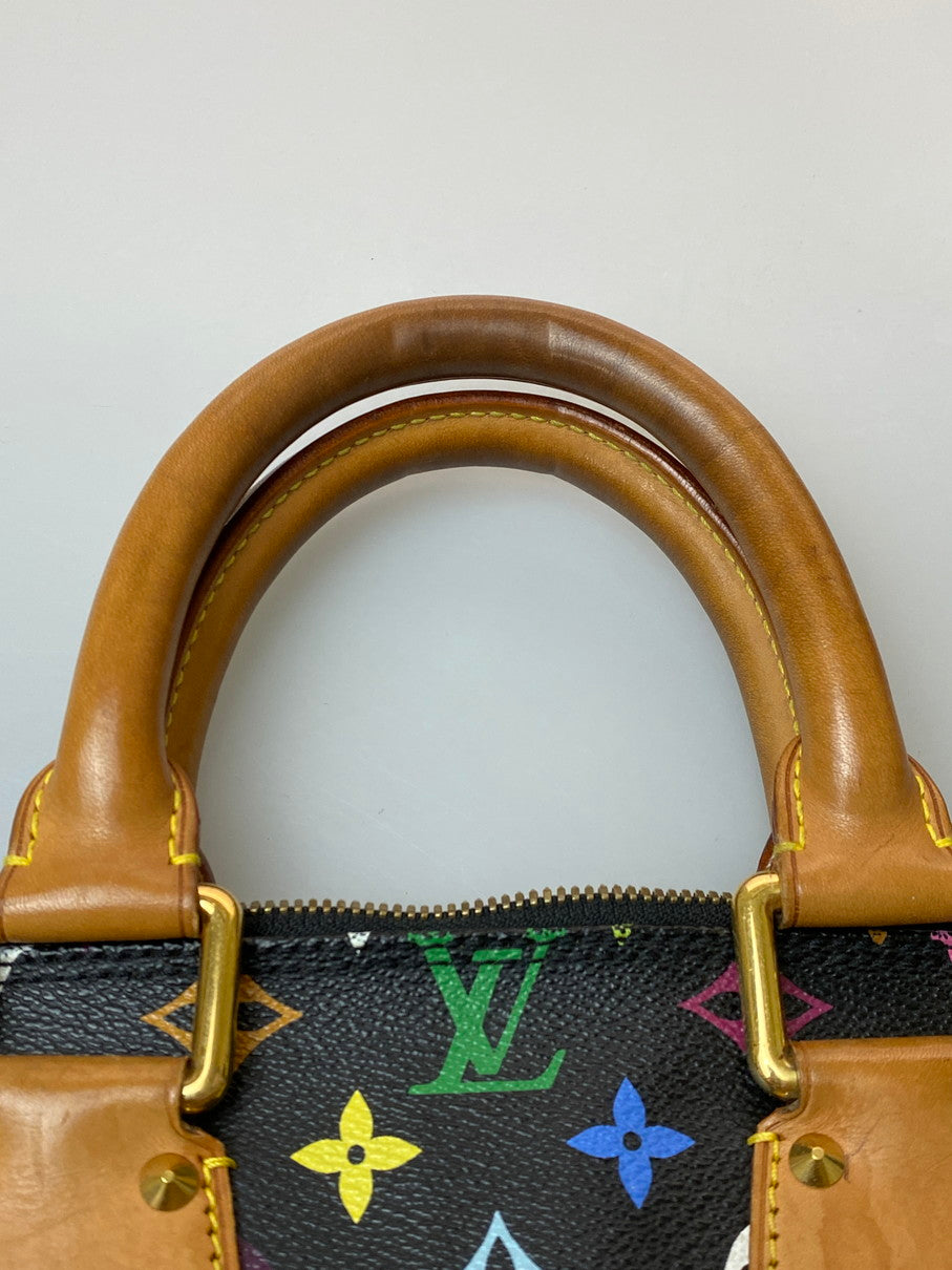 【中古品】【メンズ/レディース】 LOUIS VUITTON ルイ・ヴィトン アルマ ハンドバッグ バッグ PVCコーティングキャンバス レザー モノグラム・マルチカラー M92646 179-250822-em-30-min カラー：ブラック系（モノグラムマルチカラー） 万代Net店
