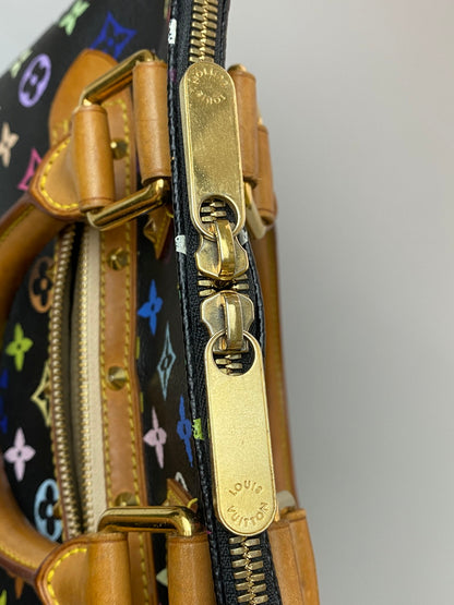 【中古品】【メンズ/レディース】 LOUIS VUITTON ルイ・ヴィトン アルマ ハンドバッグ バッグ PVCコーティングキャンバス レザー モノグラム・マルチカラー M92646 179-250822-em-30-min カラー：ブラック系（モノグラムマルチカラー） 万代Net店