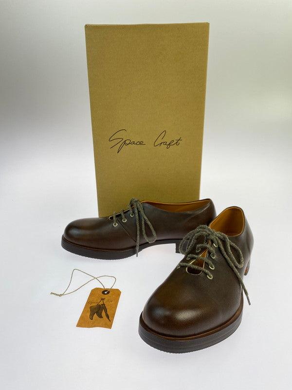 【中古美品】【メンズ】 SPACE CRAFT スペースクラフト SC-240 ORB LEATHER SHOES 靴 シューズ レザー 197-250831-AS-16-min サイズ：6 カラー：ブラウン 万代Net店