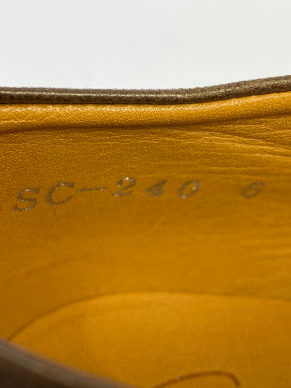 【中古美品】【メンズ】 SPACE CRAFT スペースクラフト SC-240 ORB LEATHER SHOES 靴 シューズ レザー 197-250831-AS-16-min サイズ：6 カラー：ブラウン 万代Net店