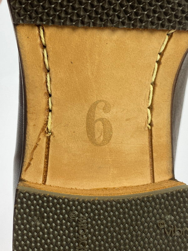 【中古美品】【メンズ】 SPACE CRAFT スペースクラフト SC-240 ORB LEATHER SHOES 靴 シューズ レザー 197-250831-AS-16-min サイズ：6 カラー：ブラウン 万代Net店