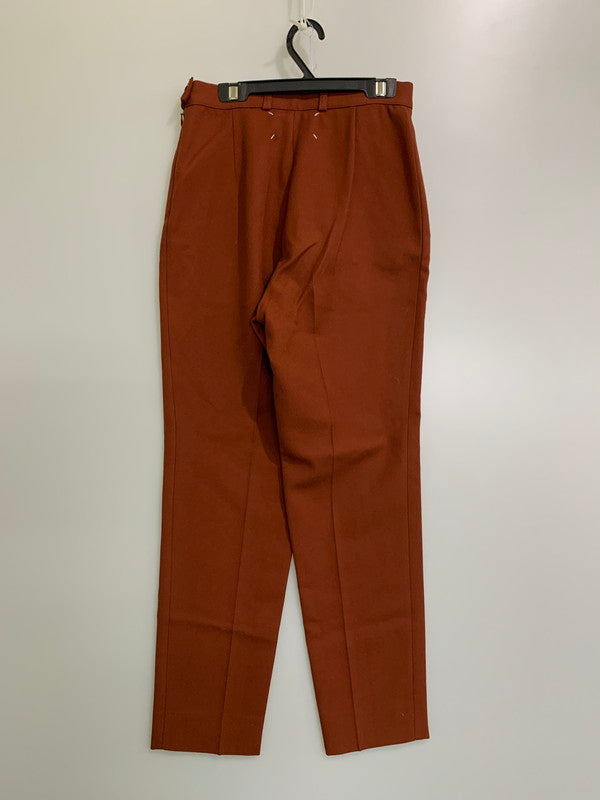 【中古品】【レディース】 MARTIN MARGIELA メゾンマルジェラ 20AW ウールテーパードパンツ S51KA0530 レディース パンツ 168-250829-em-47-min サイズ：38 カラー：バーガンディ 万代Net店