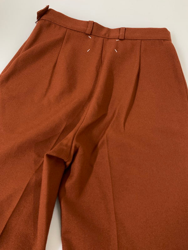 【中古品】【レディース】 MARTIN MARGIELA メゾンマルジェラ 20AW ウールテーパードパンツ S51KA0530 レディース パンツ 168-250829-em-47-min サイズ：38 カラー：バーガンディ 万代Net店